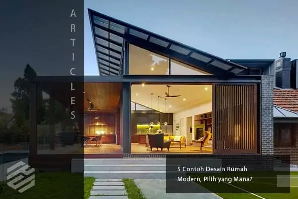 contoh desain rumah modern